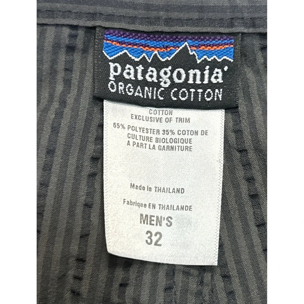 Mens Vintage Patagonia Thrift Shorts Striped Sz 32‎ Gray 57627 EC S00' Organic